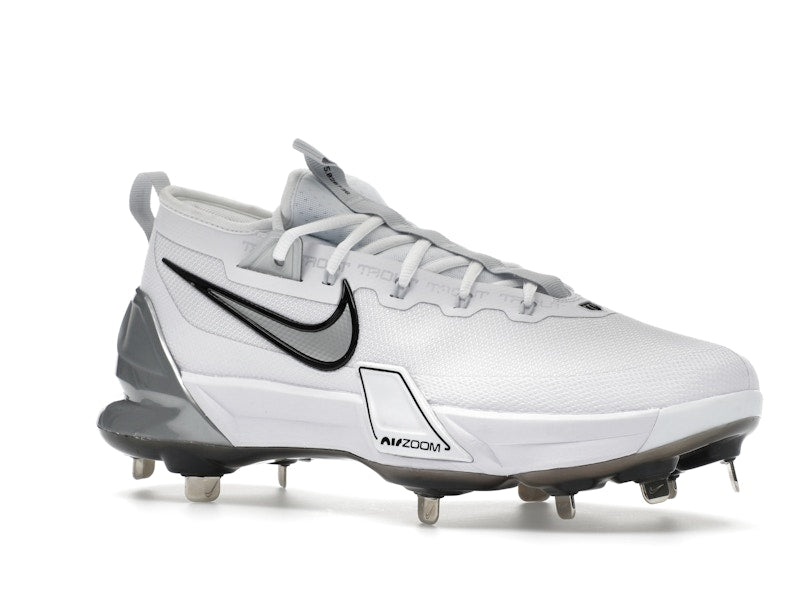 Nike Force Zoom Trout 9 Elite White Black Pure Platinum Metallic Silver