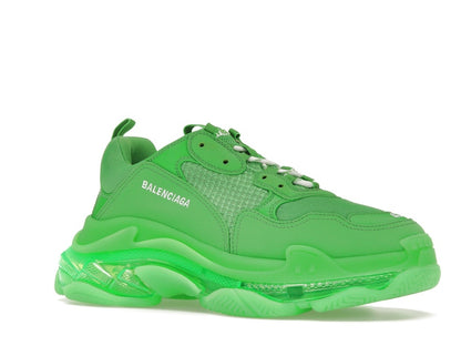 Balenciaga Triple S Clear Sole Bright Green
