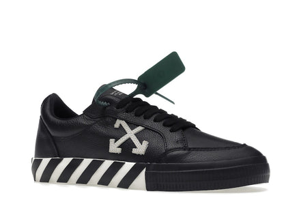 OFF-WHITE Vulc Low Leather Black White SS22