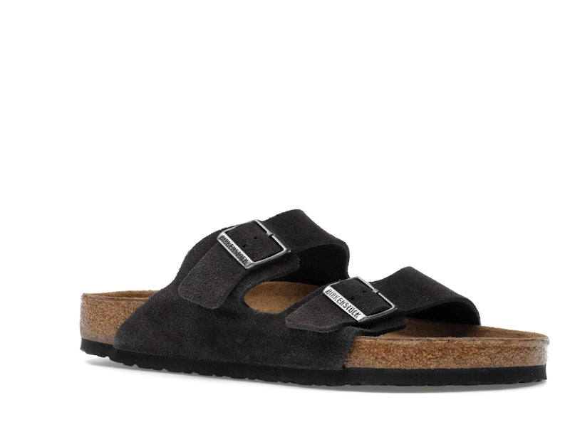 Birkenstock Arizona Soft Footbed Suede Velvet Grey