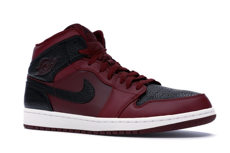 Jordan 1 Retro Mid Team Red Black