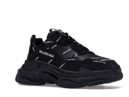 Balenciaga Triple S Black Logo (Women's)