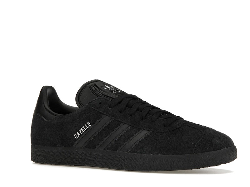 adidas Gazelle All Black Silver Metallic