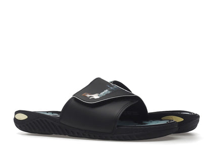 adidas Reptossage Hook-And-Loop Slides Yu-Gi-Oh! Blue Eyes White Dragon