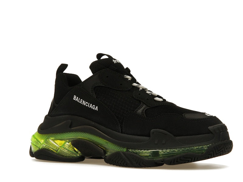 Balenciaga Triple S Black Yellow Fluo