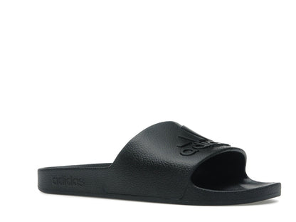 adidas Adilette Aqua Slides Core Black Logo