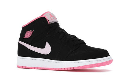 Jordan 1 Mid Black Digital Pink (GS)