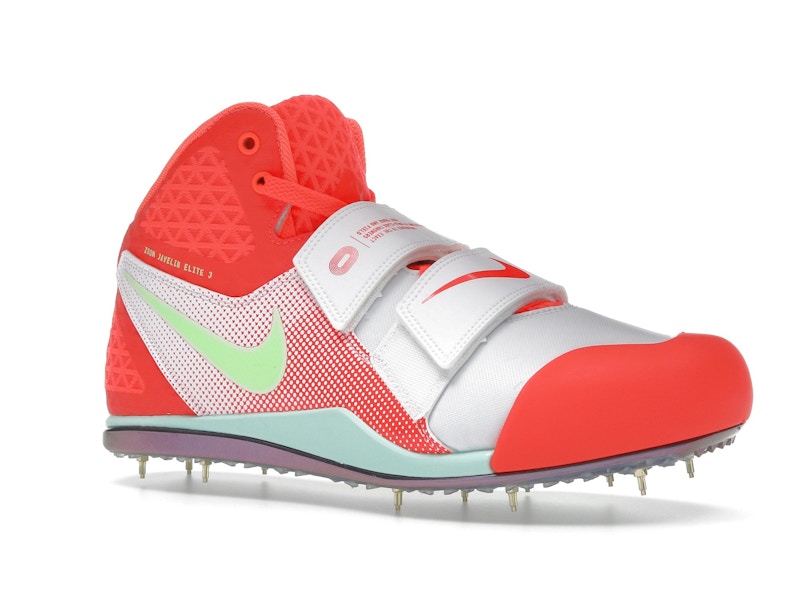 Nike Zoom Javelin Elite 3 White Hyper Orange Lime Blast Bright Crimson
