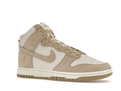 Nike Dunk High Tan Suede White