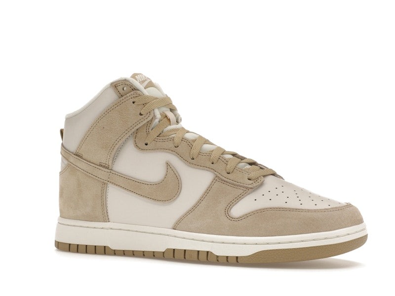 Nike Dunk High Tan Suede White