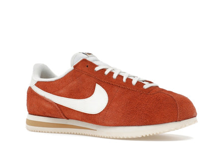 Nike Cortez SE Suede Dark Russet Flax Muslin Sail