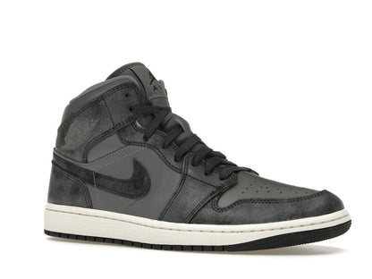 Jordan 1 Mid Distressed Smoke Grey (Women's)