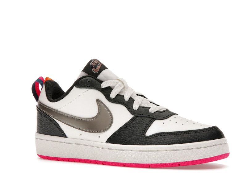 Nike Court Borough Low 2 Off Noir Pink Prime (GS)