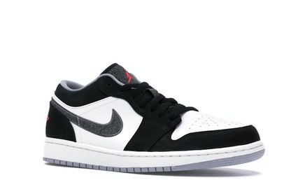 Jordan 1 Low Black White Wolf Grey Infrared 23
