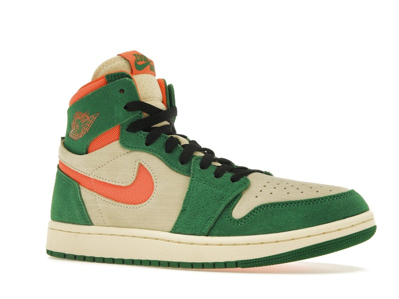 Jordan 1 High Zoom Air CMFT 2 Pine Green Orange Blaze (Women's)
