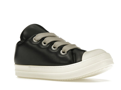 Rick Owens Jumbo Lace Padded Sneaks Low Black Milk