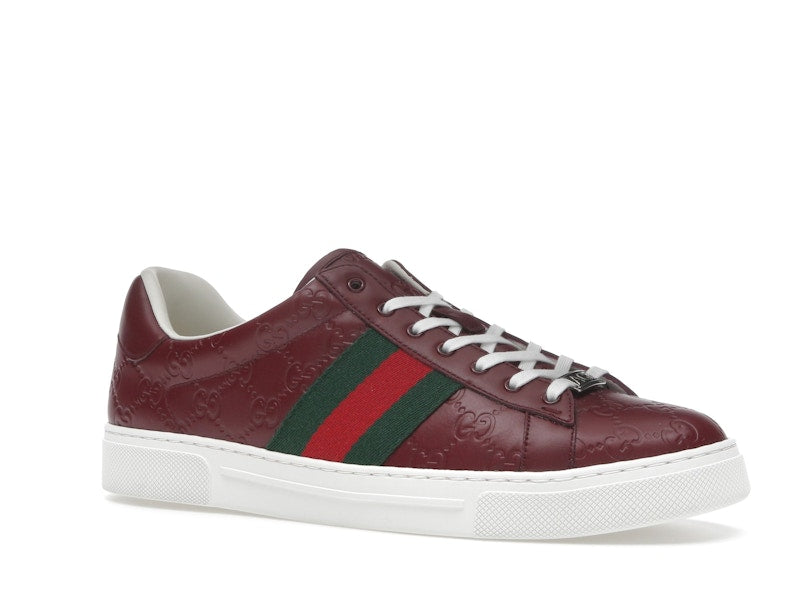 Gucci Ace Web Red Rosso Ancora