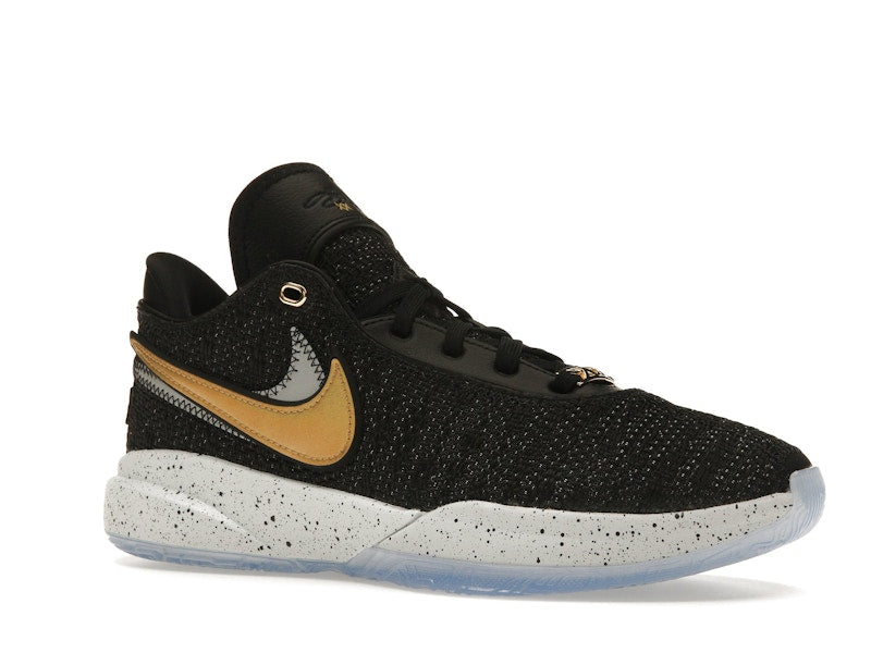 Nike LeBron 20 Black Metallic Gold (GS)