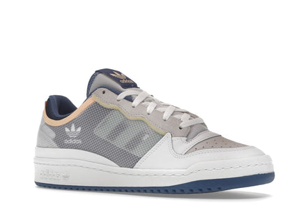 adidas Forum Low TT Cloud White Acid Orange Crew Blue