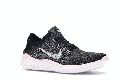 Nike Free RN Flyknit 2018 Black Pink Foam (Women's)