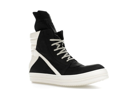 Rick Owens Geobasket High Black Milk
