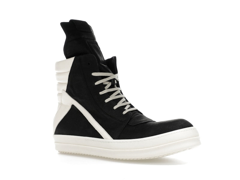 Rick Owens Geobasket High Black Milk