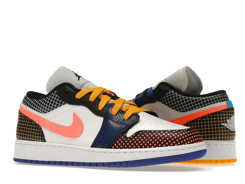 Jordan 1 Low MMD Multi-Color Grid (GS)