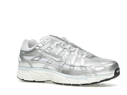 Nike P-6000 White Blue Tint Sail Metallic Silver (Women's)