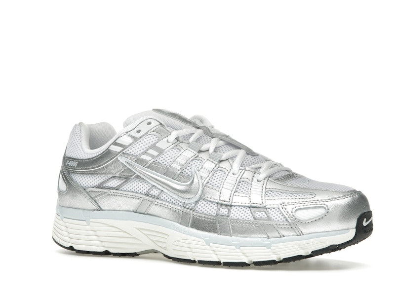 Nike P-6000 White Blue Tint Sail Metallic Silver (Women's)