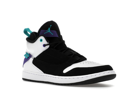 Jordan Fadeaway Black White Grape