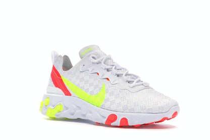 Nike React Element 55 White Crimson Volt