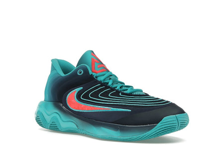 Nike Giannis Immortality 4 Dusty Cactus Obsidian Bright Crimson