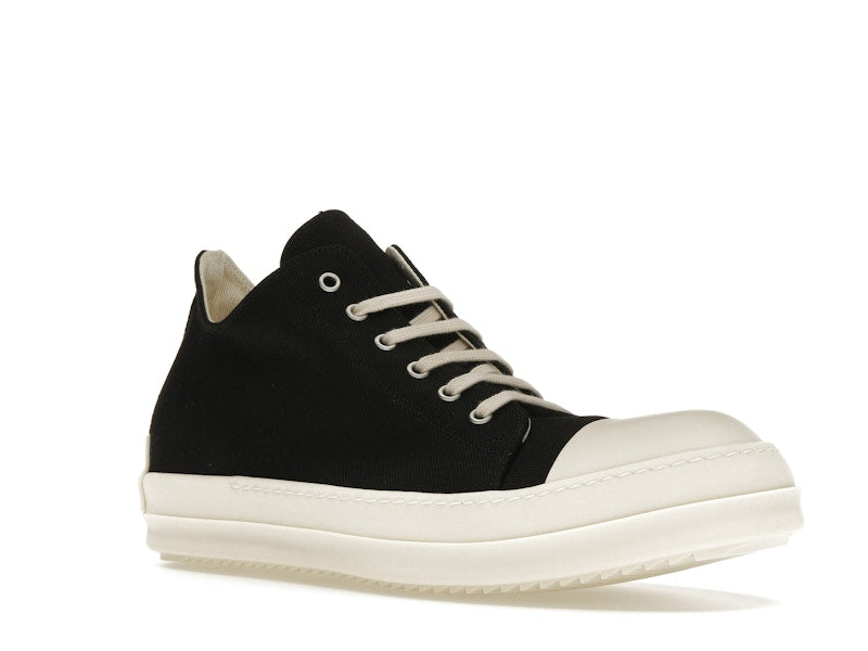 Rick Owens DRKSHDW Low Porterville Black Milk (Porterville Heel Tab)