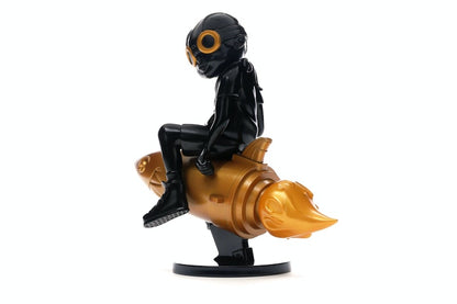 Hebru Brantley x Billionaire Boys Club x Bait Beyond The Beyond Fly Boy Figure 9 Inches Black/Gold
