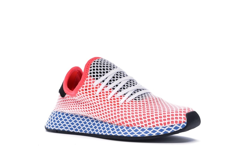 adidas Deerupt Solar Red Bluebird