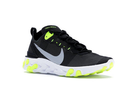 Nike React Element 55 Black Wolf Grey Volt