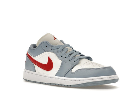 Jordan 1 Low Blue Whisper Dune Red (Women's)