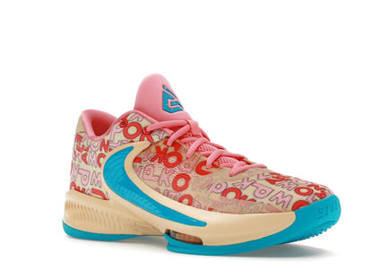 Nike Zoom Freak 4 Letter Bros Vanilla Lightning