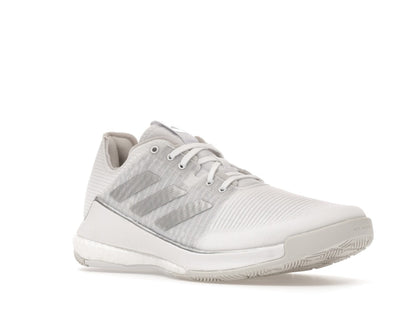 adidas Crazyflight Volleyball Cloud White Silver Metallic Grey One (Women's)
