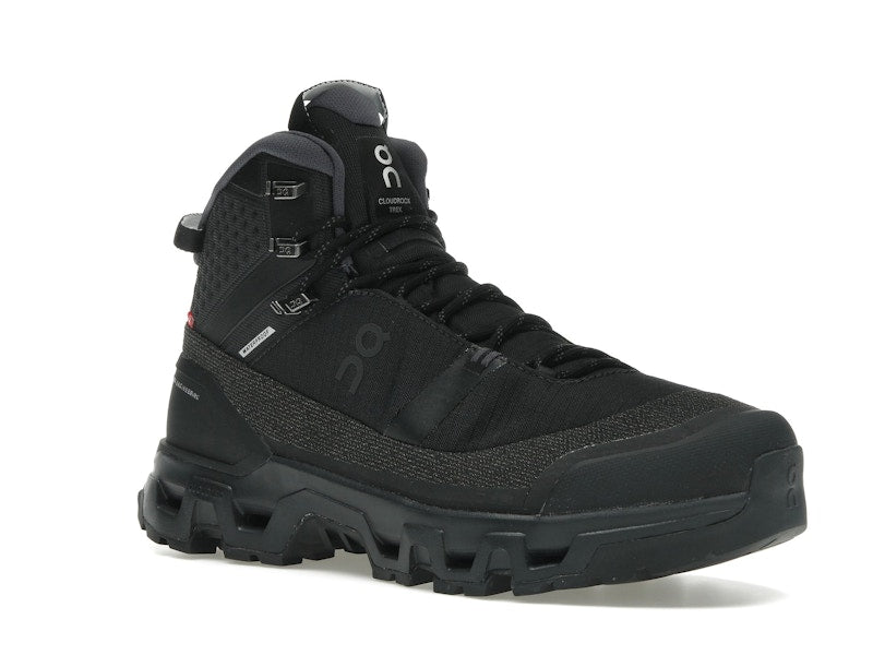 On Running Cloudrock Trek Waterproof Black