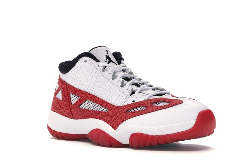 Jordan 11 Retro Low IE White Gym Red