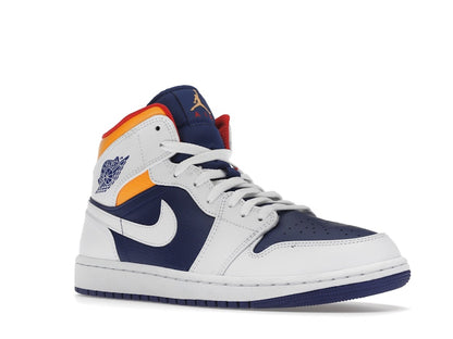 Jordan 1 Mid Royal Blue Laser Orange