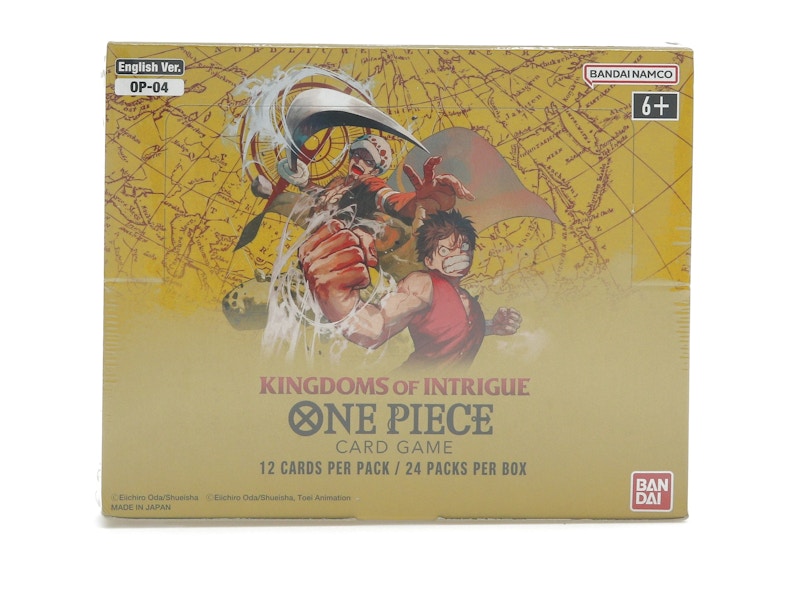 Bandai One Piece Card Game Kingdom of Intrigue Booster Box (OP-04)