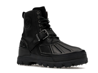 Polo Ralph Lauren Oslo High Oiled Leather Boot Black