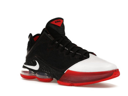 Nike LeBron 19 Low Black White University Red