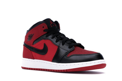 Jordan 1 Mid Gym Red Black (GS)