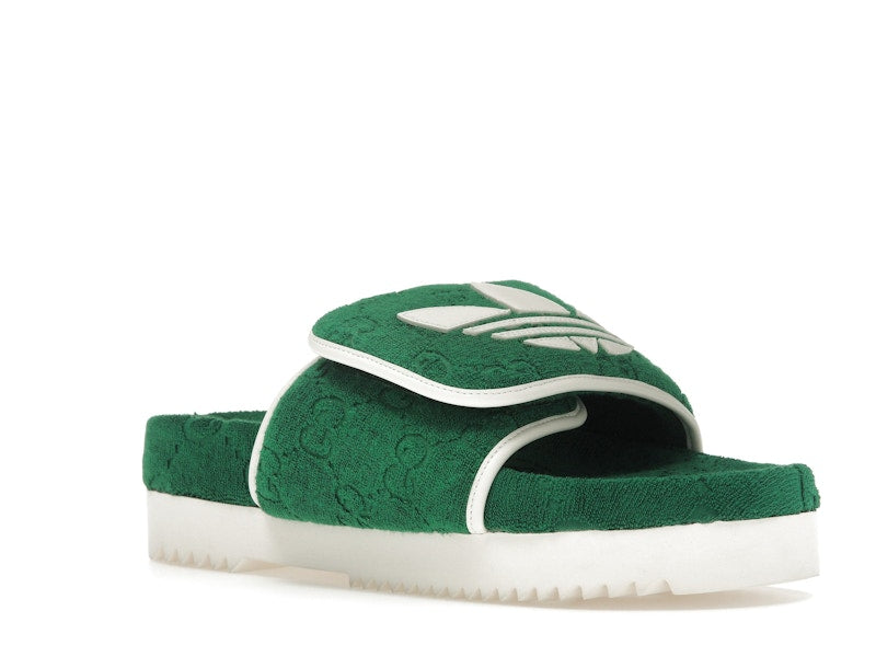 adidas x Gucci GG Platform Sandal Green