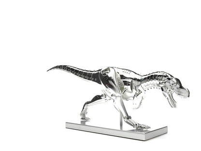 Hajime Sorayama T-Rex Cyborg Dinosaur Figure Silver