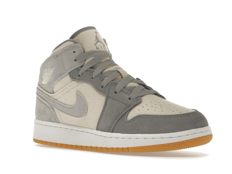Jordan 1 Mid SE Coconut Milk Particle Grey (GS)