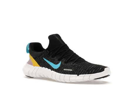 Nike Free Run 5.0 Dark Smoke Grey Vivid Sulfur Chlorine Blue